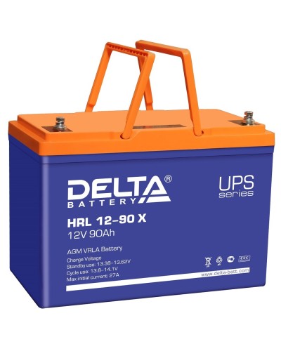 Delta HRL 12-90 X. Аккумулятор герметичный свинцово-кислотный. Delta в Сургуте