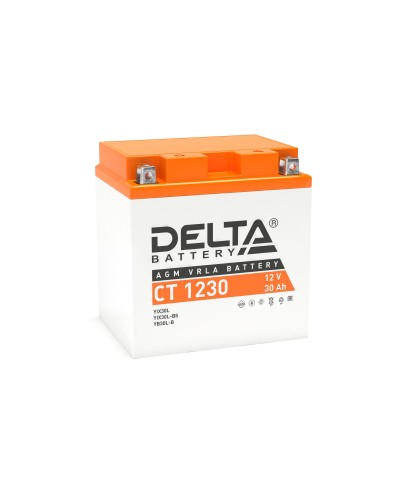 Delta CT 1230. Аккумулятор герметичный свинцово-кислотный стартерный. Delta в Сургуте