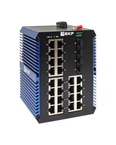 TSX-U-4GX/SFP-24GTP. Промышленный неуправляемый коммутатор. EKF в Сургуте