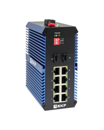 TSX-U-2GX/SFP-8GTP. Промышленный неуправляемый коммутатор. EKF в Сургуте