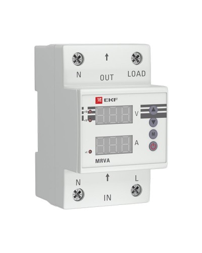 MRVA 40A PROxima (MRVA-40A). Реле напряжения и тока с дисплеем. EKF в Сургуте