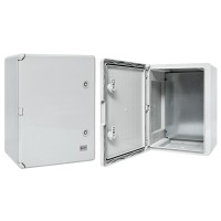 Бокс пластиковый с монтажной платой 400х300х220 IP65 PROxima (PB65MP004). Бокс пластиковый антивандальный. EKF