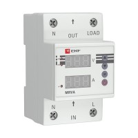 MRVA 50A PROxima (MRVA-50A). Реле напряжения и тока с дисплеем. EKF