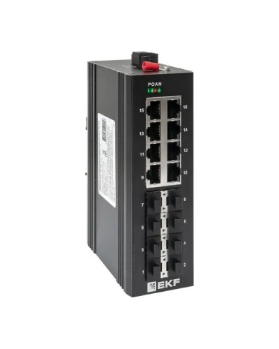 TSX-U-8GX/SFP-8GT. Промышленный неуправляемый коммутатор. EKF в Сургуте
