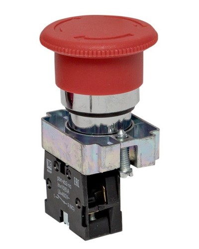 BS542 поворотная красная грибок NC (xb2-bs542). Кнопка поворотная красная грибок. EKF в Сургуте