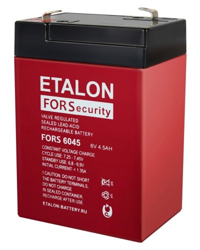 ETALON FORS 6045. Аккумулятор герметичный свинцово-кислотный. ETALON в Сургуте