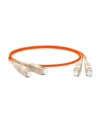 FC-D2-50-SC/PR-SC/PR-H-1M-LSZH-OR. Патч-корд волоконно-оптический SC-SC. Hyperline в Сургуте