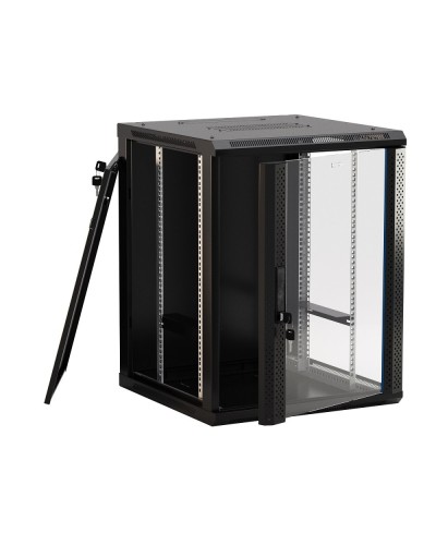 TWB-0445-GP-RAL9004. Шкаф телекоммуникационный 19 настенный 4U. Hyperline в Сургуте