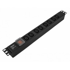 SHE19-8IEC-S-IEC. Блок розеток 19. Hyperline