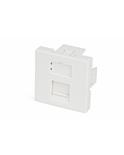 SIP2-1K-M45-45. Вставка 45х45 для 1 модуля формата Keystone Jack, со шторкой. Hyperline в Сургуте