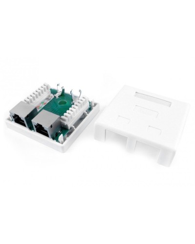 SB1-2-8P8C-C6-SH-WH. Розетка RJ-45. Hyperline в Сургуте