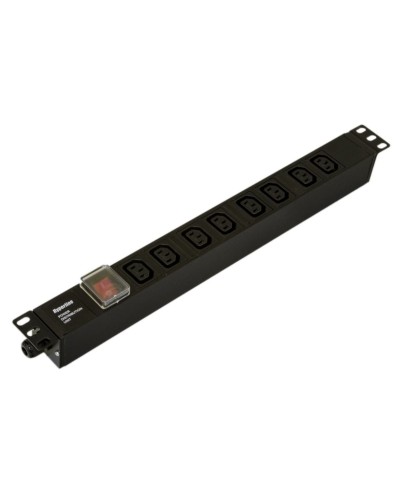 SHE19-8IEC-S-CB. Блок розеток 19. Hyperline в Сургуте
