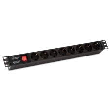 SHE19-6SH-S-IEC. Блок розеток 19. Hyperline