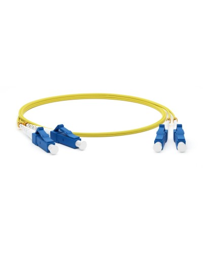 FC-D2-9-LC/UR-LC/UR-H-20M-LSZH-YL. Патч-корд волоконно-оптический одномодовый. Hyperline в Сургуте