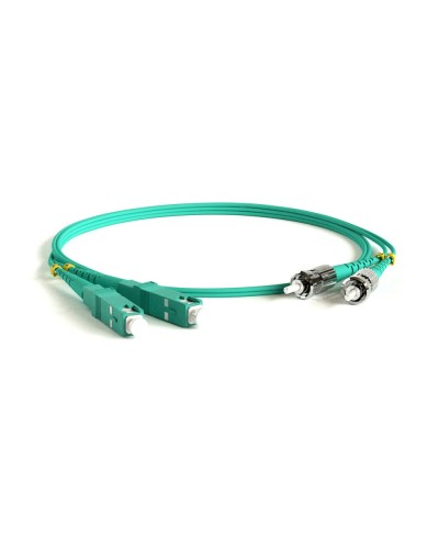 FC-D2-503-SC/PR-ST/PR-H-3M-LSZH-AQ. Патч-корд волоконно-оптический многомодовый. Hyperline в Сургуте