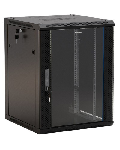 TWB-2766-GP-RAL9004. Шкаф телекоммуникационный 19 настенный 27U. Hyperline в Сургуте