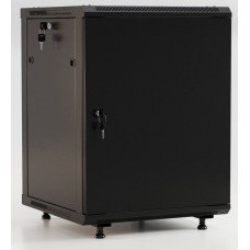TWB-FC-1245-SR-RAL9004. Шкаф телекоммуникационный 19 настенный 12U. Hyperline
