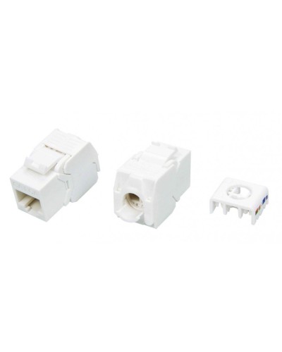 KJ8-8P8C-C6A-180-TLS-WH. Вставка Keystone Jack RJ-45. Hyperline в Сургуте