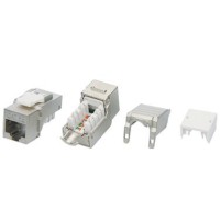 KJ9-8P8C-C5e-90-SH-F-WH. Вставка Keystone Jack RJ-45. Hyperline