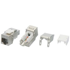 KJ9-8P8C-C5e-90-SH-F-WH. Вставка Keystone Jack RJ-45. Hyperline