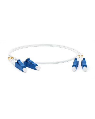 FC-D2-9A1-LC/UR-LC/UR-H-2M-LSZH-WH. Патч-корд волоконно-оптический одномодовый. Hyperline в Сургуте