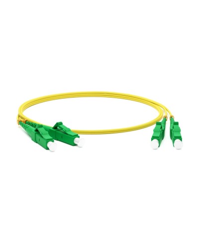 FC-D2-9-LC/AR-LC/AR-H-2M-LSZH-YL. Патч-корд волоконно-оптический одномодовый. Hyperline в Сургуте