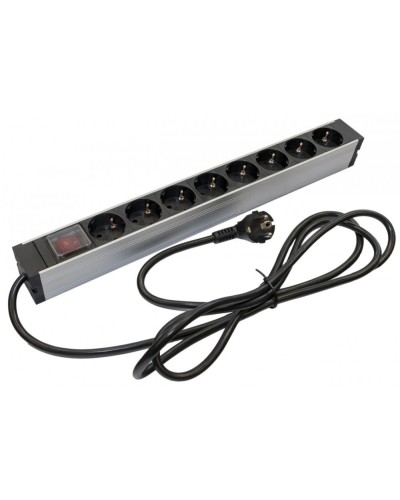 SHZ19-8SH-S-2.5EU. Блок розеток 19. Hyperline в Сургуте