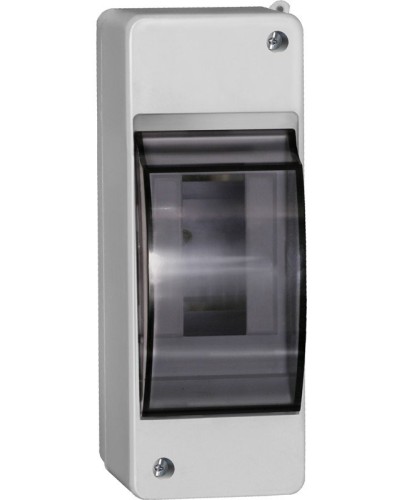 Корпус пластиковый КМПн 2/2 IP30 белый KREPTA 3 (MKP42-N-02-30-20). Щиток модульный с прозрачной дверцей, настенный. IEK в Сургуте