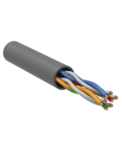 GENERICA U/UTP 5E 24AWG 4PR PVC серый (BC1-C5E04-111-100-R-G). Кабель «витая пара» (LAN) для структурированных систем связи. IEK в Сургуте