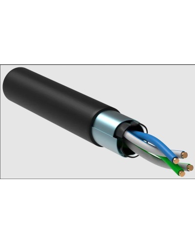 GENERICA F/UTP 5E 24AWG 2PR LDPE 1м черный 305м (BC3-C5E02-339-305-R-G). Кабель «витая пара» (LAN) для структурированных систем связи. IEK в Сургуте