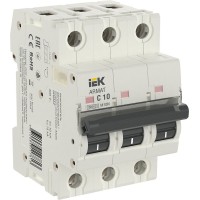 M10N 3P C 10А 10кА ARMAT (AR-M10N-3-C010). Автоматический выключатель. IEK