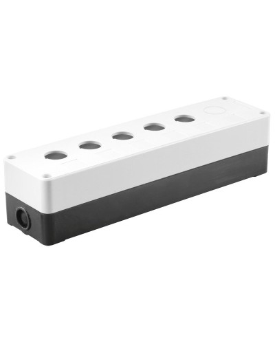 Корпус КП105(6) для кнопок 5(6) мест белый (BKP10-6-K01). Корпус для кнопочных постов. IEK в Сургуте