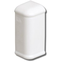 Заглушка 80х40 белая PRIMER (CKK-40D-Z-080-040-K01). Заглушка для кабель-канала. IEK