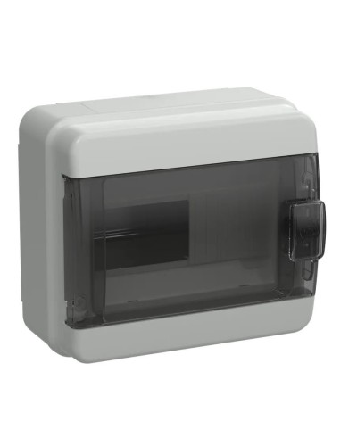 Корпус пластиковый КМПн-8 IP65 TEKFOR (TF5-KP72-N-08-65-K03-K02). Корпус модульный пластиковый черная прозрачная дверь. IEK в Сургуте