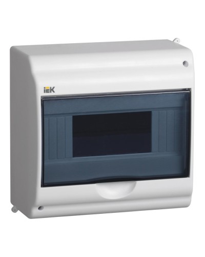 Корпус пластиковый КМПн 2/9-1 IP31 белый KREPTA 3 (MKP42-N-09-31-01). Щиток модульный с прозрачной дверцей, настенный. IEK в Сургуте
