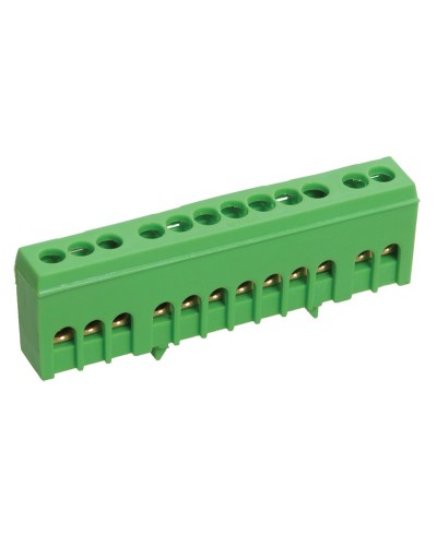 Шина PE земля ШНИ-6х9-10-К-З (YNN10-69-10KD-K06). Шина в корпусном изоляторе на DIN-рейку. IEK в Сургуте
