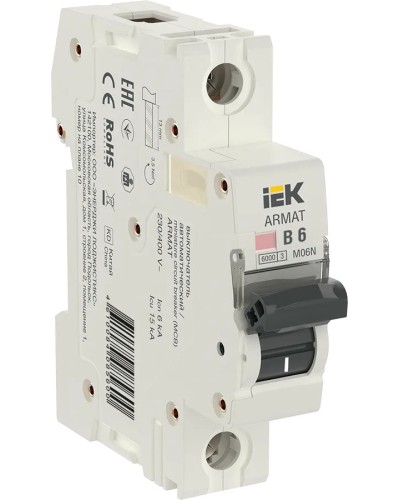 M06N 1P B 6А 6кА ARMAT (AR-M06N-1-B006). Автоматический выключатель. IEK в Сургуте
