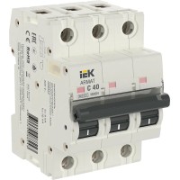 M06N 3P C 40А 6кА ARMAT (AR-M06N-3-C040). Автоматический выключатель. IEK