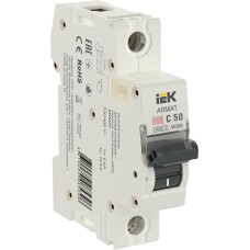M06N 1P C 50А 6кА ARMAT (AR-M06N-1-C050). Автоматический выключатель. IEK