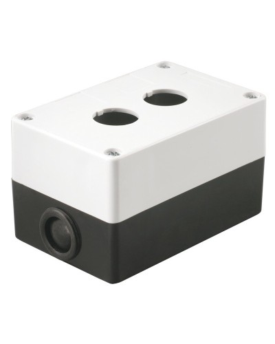Корпус КП102 для кнопок 2 места белый (BKP10-2-K01). Корпус для кнопочных постов. IEK в Сургуте