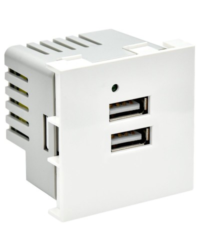 Розетка USB A+A 4,2А PRIMER РКЮ-23-40-П белый IEK PR-KK40D-RU-0-2-AA-K01). Розетка USB. IEK в Сургуте