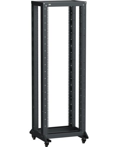 LF05-20U66-2RM. Стойка 2-рамная на рол. 20U 600х600мм черная. ITK в Сургуте
