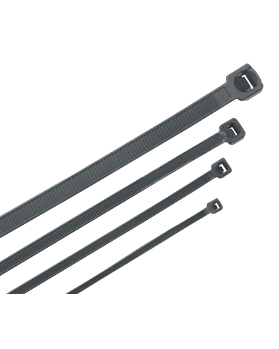 HKB-W48-L200 (100 шт). Хомут кабельный ХКн 4,8х200мм нейлон черный. ITK в Сургуте