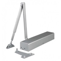 JDC-S150 (серебро). Доводчик с рычажной тягой. J-LOCK