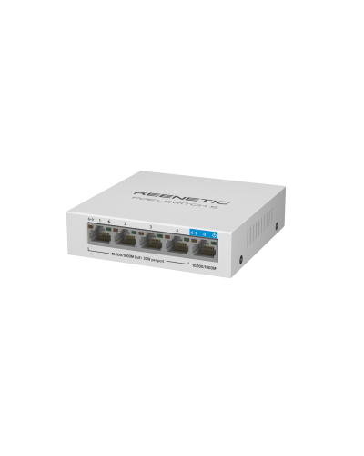 Keenetic KN-4610 (L2) 5х1Гбит/с 4PoE+ 60W. Коммутатор с PoE. KEENETIC в Сургуте