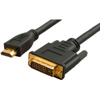 WH-141(15m). Кабель HDMI 2.0, А (вилка)- DVI-D (24+1) (вилка). LAZSO