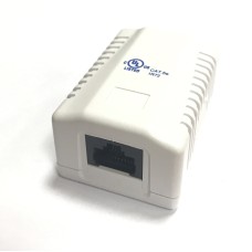 RJ-45-1 (8P8C) CAT5e, 1 выход (LISTED) компьютерная розетка: Розетка компьютерная 1 выход