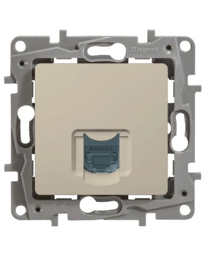 Розетка 5e, UTP, 1хRJ45, ETIKA, слоновая кость (672341). Розетка. LegranD в Сургуте