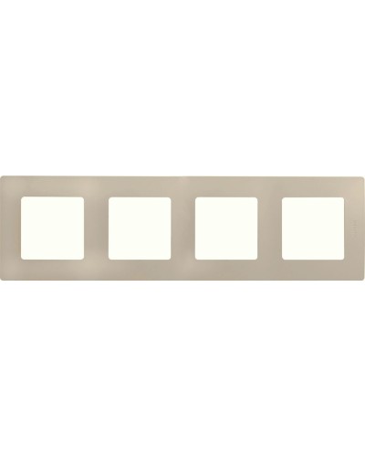Рамка 4 поста ETIKA, слоновая кость (672514). Рамка. LegranD в Сургуте