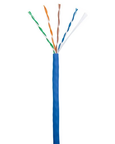 U/UTP 4pair, Cat5e, In, PVC (CCA-UU004-5E-PVC-BL). Кабель «витая пара» (LAN) для структурированных систем связи. NETLAN в Сургуте